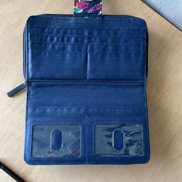 Vera Bradley Turnlock Wallet in Cotton - Picture 6 of 7